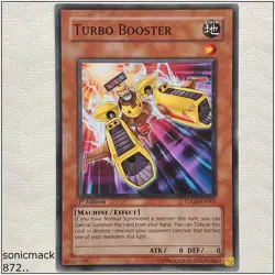 Turbo Booster - TDGS-EN001 - Common 1st Edition Yugioh - Image 1
