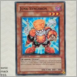 Junk Synchron - DP08-EN001 - Common 1st Edition Yugioh - Image 1