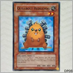Quillbolt Hedgehog - DP08-EN005 - Common 1st Edition Yugioh - Image 1