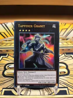 Yugioh Tapferer Granit MP25-DE286 Ultra Rare - Image 1