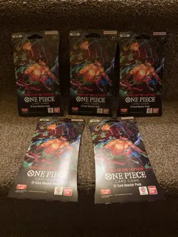 One Piece Op-06 Wings Of Captain Sleeved Booster Pack Lot (6 Packs) - Image 1