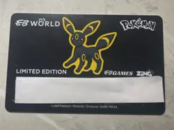 Level 4 EB Games Pokemon 30 Year Anniversary Membership Card Umbreon 🐈‍⬛ - Image 2