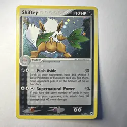 Pokemon TCG Shiftry Rare Holo Card 14/101 Hidden Legends Series LP - Image 1