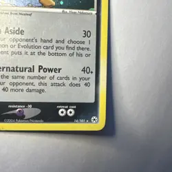 Pokemon TCG Shiftry Rare Holo Card 14/101 Hidden Legends Series LP - Image 5