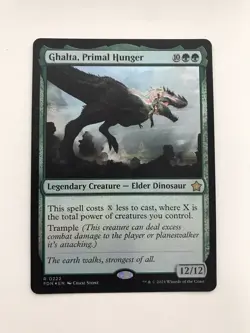 Ghalta Primal Hunger Foil MTG Magic the Gathering Card NM Near Mint FDN - Image 1