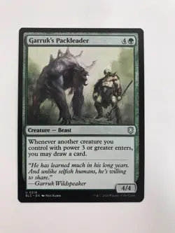 Garruk's Packleader MTG Magic the Gathering Card NM Near Mint BLC - Image 1