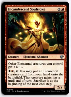 Incandescent Soulstoke NM ECC Commander: Lorwyn Eclipsed MTG - Image 1