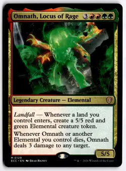 Omnath, Locus of Rage NM ECC Commander: Lorwyn Eclipsed MTG - Image 1