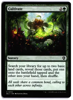 Cultivate NM BLC Commander: Bloomburrow MTG - Image 1