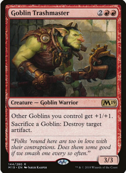 MTG Goblin Trashmaster - 144 / English / LP - Image 1