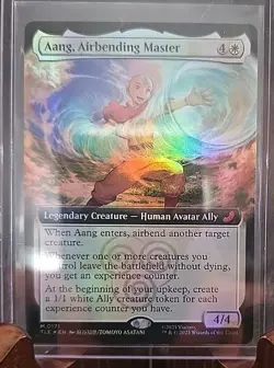 Aang, Airbending Master (Extended Art) Avatar: The Last Airbender MTG Foil NM - Image 1