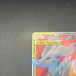 Pokemon Reshiram & Charizard GX Full Art Holo 194/214 Unbroken Bonds - Image 4