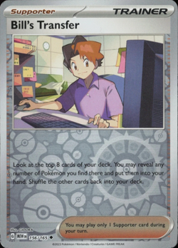 Pokemon Bill's Transfer - Reverse Holo SV: Scarlet & Violet 151 156/165 - Image 1