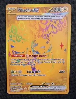 1x Pikachu ex - 179/131 - Hyper Rare NM-Mint Pokemon SV08.5 - Prismatic Evolutio - Image 1