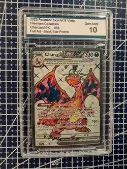 Charizard Ex SVP 056 Black Star Promo 2023 Holo Pokemon Gem Mint 10 - Image 2