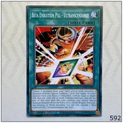 Beta Evolution Pill - Ultranscendance - DUNE-EN063 - Common 1st Edition Yugioh - Image 1