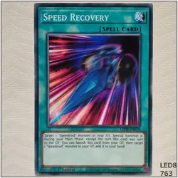 Speed Recovery - LED8-EN019 - Common 1st Edition Yugioh - Image 1