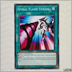 Spiral Flame Strike - LED6-EN055 - Common 1st Edition Yugioh - Image 1