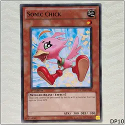 Sonic Chick - DP10-EN001 - Common 1st Edition Yugioh - Image 1