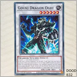 Gouki Dragon Ogre - DOOD-EN041 - Common 1st Edition Yugioh - Image 1