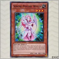 Serene Psychic Witch - EXVC-EN026 - Common 1st Edition Yugioh - Image 1