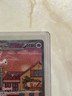 Pokemon Mew EX TCG Scarlet Violet 151 Black Star Promo Card 53 - Image 3