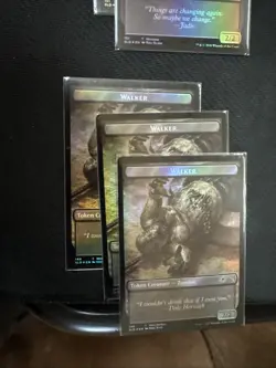 17x MTG Walking Dead Secret Lair Walker / Treasure Foil Tokens - Image 3