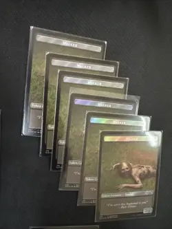17x MTG Walking Dead Secret Lair Walker / Treasure Foil Tokens - Image 4