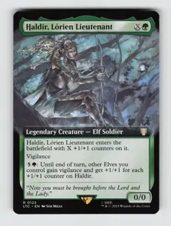 Haldir, Lorien Lieutenant (Extended Art)*Non-Foil* LTC 122 NM - Image 1