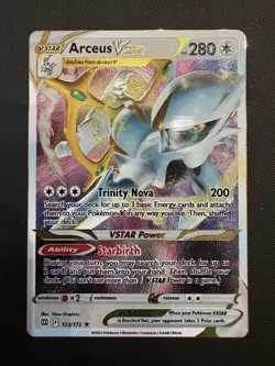 Arceus VStar 2022 Pokemon Ultra Premium Collection 123/172 Metal Promo NM/M - Image 1