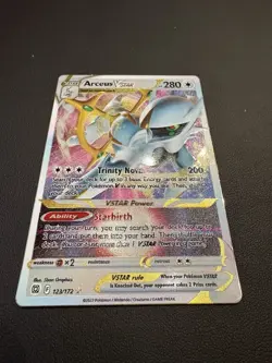 Arceus VStar 2022 Pokemon Ultra Premium Collection 123/172 Metal Promo NM/M - Image 2