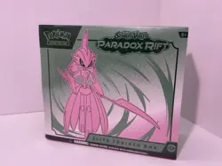 Pokemon Scarlet & Violet Paradox Rift ETB Set - Iron Valiant and Roaring Moon 820650854163 - Image 2