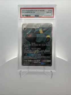 Pokemon TCG Umbreon GX Full Art 142/149 SM Base Set Holo PSA 8 NM-MT - Image 1