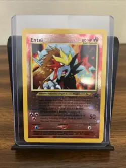 Pokemon TCG Entei Wizards Black Star Promos 34 Holo Promo LP - Image 2