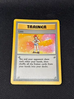 POKEMON LASS 75/102 BASE SET NON HOLO - NM - Image 1
