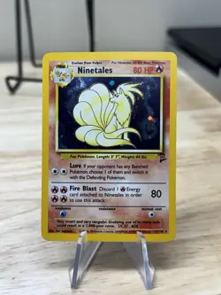 Pokemon Card: Ninetales HOLO 13/130 Base Set 2 Vintage Rare! NM / LP - Image 1