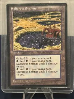 MTG - Magic The Gathering - Sulfurous Springs - Ice Age - NP/NM! - Image 3