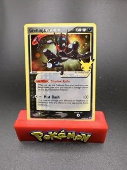 Greninja Gold Star SWSH144 Promo Celebrations Near Mint Pokemon Card TCG - Image 1
