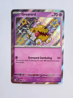 Fidough Greavard Maschiff 069 070 071 Paldean Fates Pokemon Shiny S&V Promo NM - Image 4