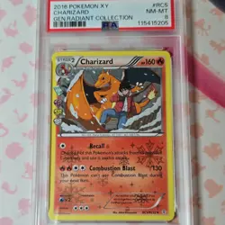 Pokemon TCG Charizard RC5/RC32 Generations Radiant Collection Holo PSA 8 - Image 1