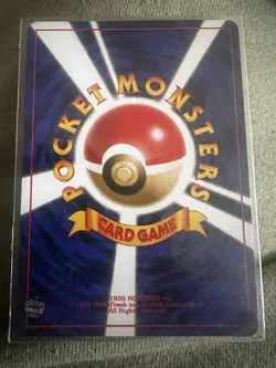 1996 japenese mewtwo rocket monster pokemon card - Image 4
