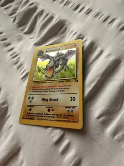 Pokemon TCG Aerodactyl 1/62 Fossil Unlimited Rare Holo - Image 2