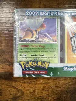 Pokemon 2009 World Championships Deck Luxdrill Beedrill Stephen Silvestro Signed - Image 3