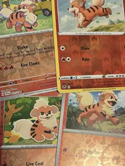 Growlithe Lot - Reverse Holo - Near Mint - Pokemon TCG - Image 1