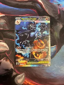 Pokemon Mega Charizard X EX 125/094 Phantasmal Flames SIR Near Mint English - Image 1