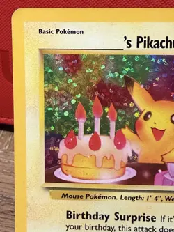 Pokemon TCG Birthday Pikachu Celebrations: Classic Collection 24/53 Near Mint - Image 2