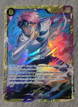 🔥Koby (OP11-119 SEC) Godspeed Fist - ONE PIECE TCG English 🔥 - Image 1