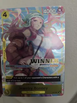Jewelry Bonney (Heroines Battle Winner Pack) P-113 One Piece Promotion Card Holo - Image 1