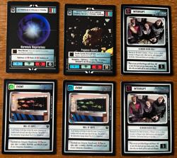 Star Trek CCG Reflections - 6 Cards Lot: Klingon Death Yell, Pegasus, Wall - Image 1