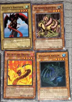 Lot Of 12 Vintage YuGiOh! Cards | Trap | Fire | Earth | Light | Dark | Wind 1996 - Image 3